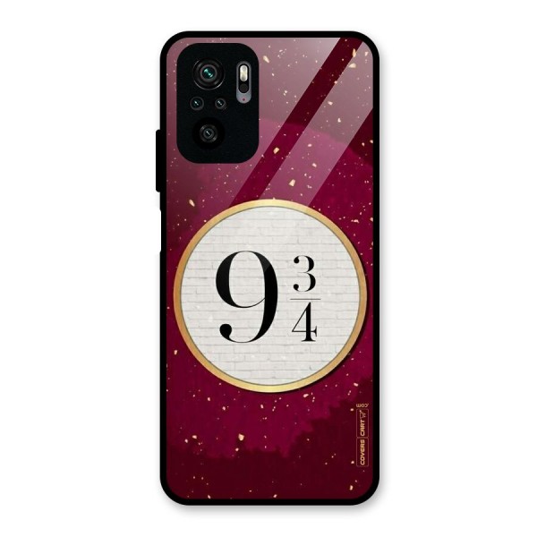 Magic Number Glass Back Case for Redmi Note 10