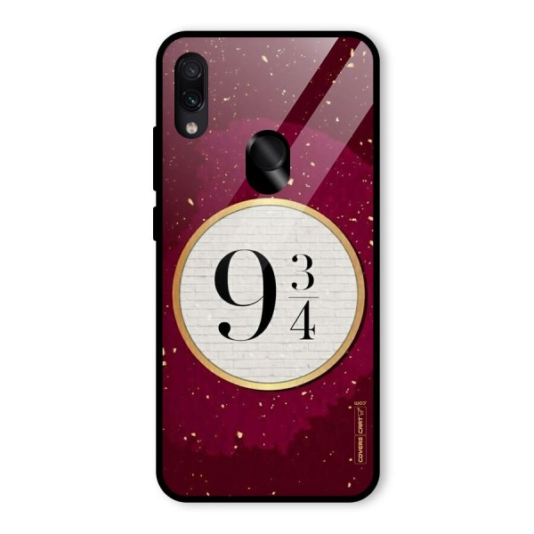 Magic Number Glass Back Case for Redmi Note 7