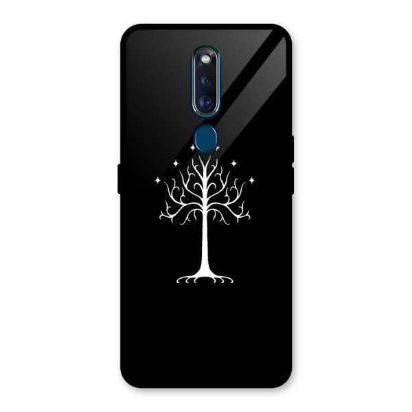 Magic Tree Glass Back Case for Oppo F11 Pro