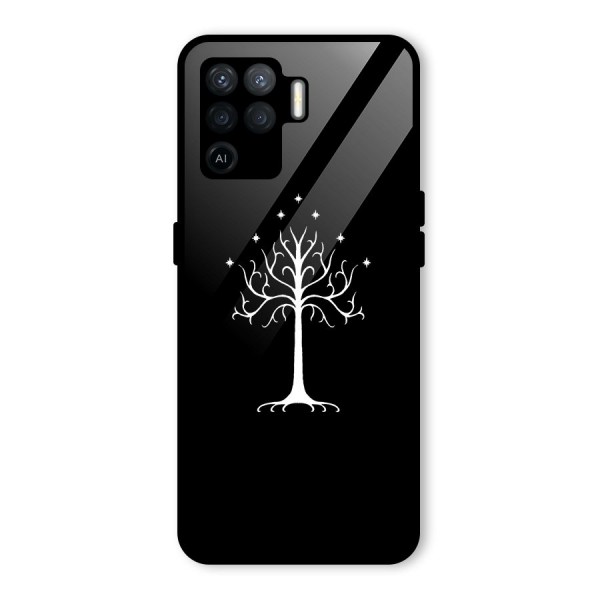 Magic Tree Glass Back Case for Oppo F19 Pro