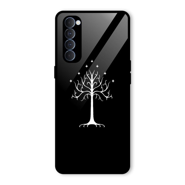 Magic Tree Glass Back Case for Oppo Reno4 Pro