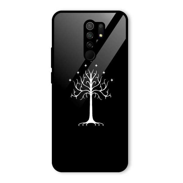 Magic Tree Glass Back Case for Redmi 9 Prime