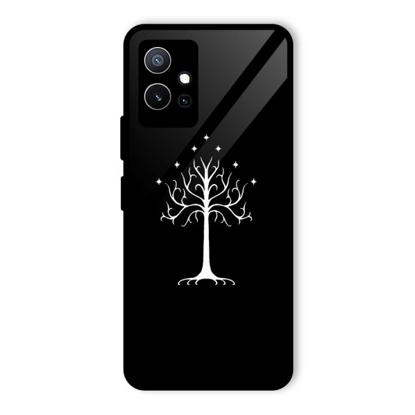 Magic Tree Glass Back Case for Vivo T1 5G