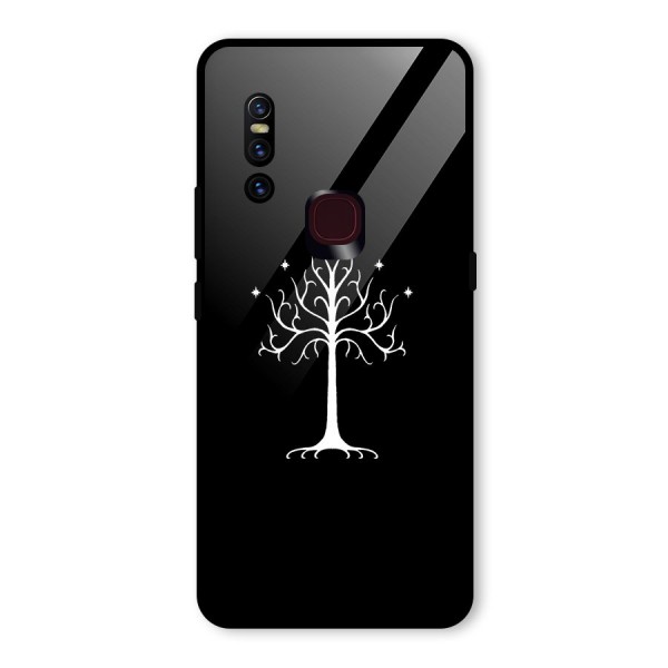 Magic Tree Glass Back Case for Vivo V15