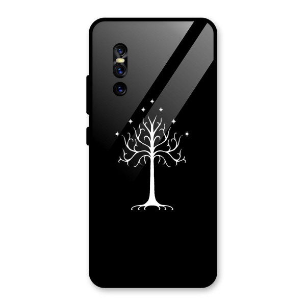 Magic Tree Glass Back Case for Vivo V15 Pro