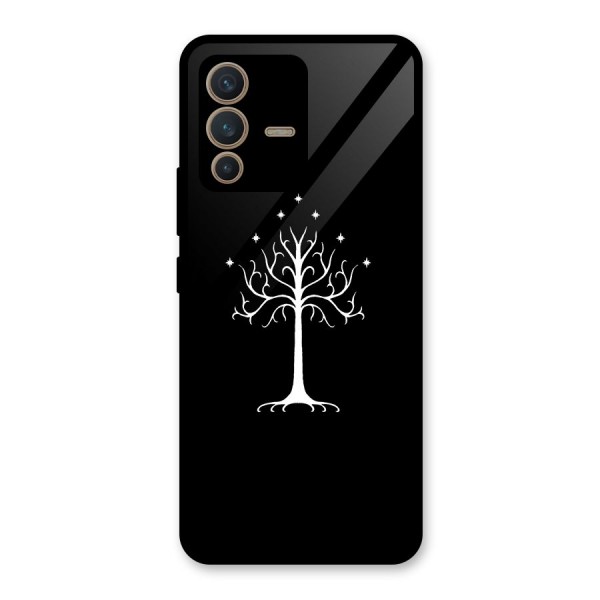 Magic Tree Glass Back Case for Vivo V23 5G