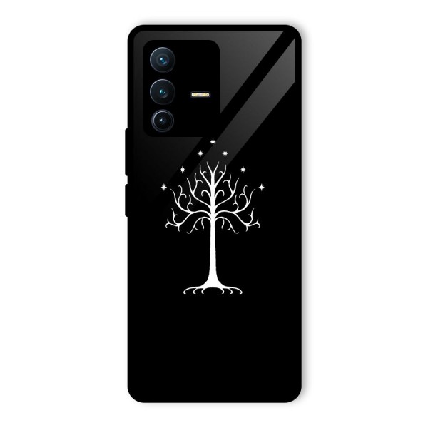 Magic Tree Glass Back Case for Vivo V23 Pro