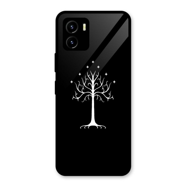 Magic Tree Glass Back Case for Vivo Y15s