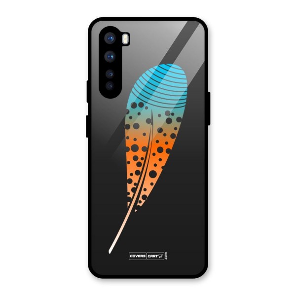 Magical Feather Glass Back Case for OnePlus Nord