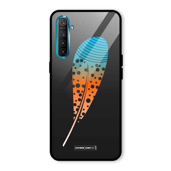 Magical Feather Glass Back Case for Realme XT