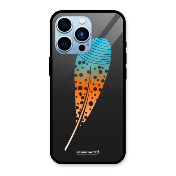 Magical Feather Glass Back Case for iPhone 13 Pro