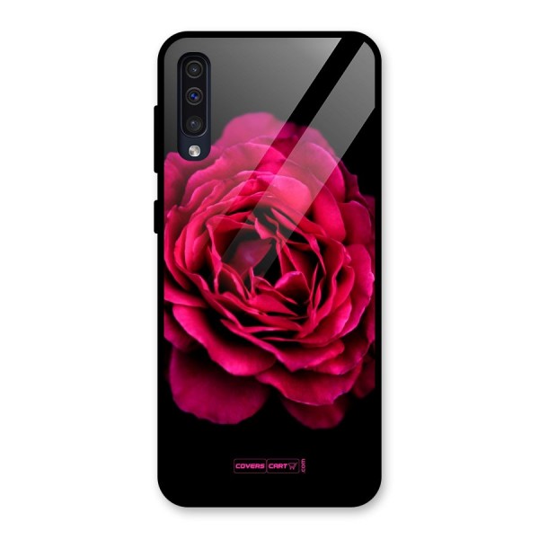 Magical Rose Glass Back Case for Galaxy A50