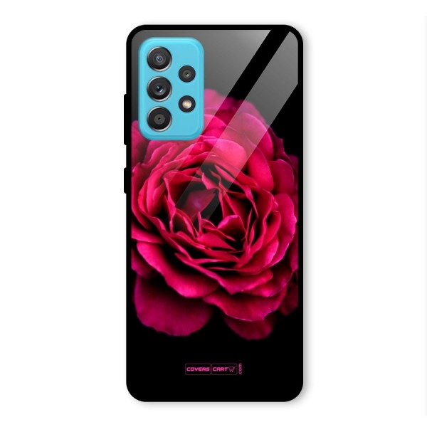 Magical Rose Glass Back Case for Galaxy A52s 5G