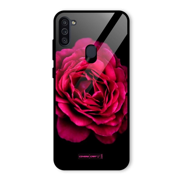 Magical Rose Glass Back Case for Galaxy M11