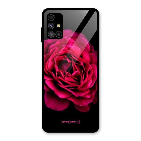 Magical Rose Glass Back Case for Galaxy M51