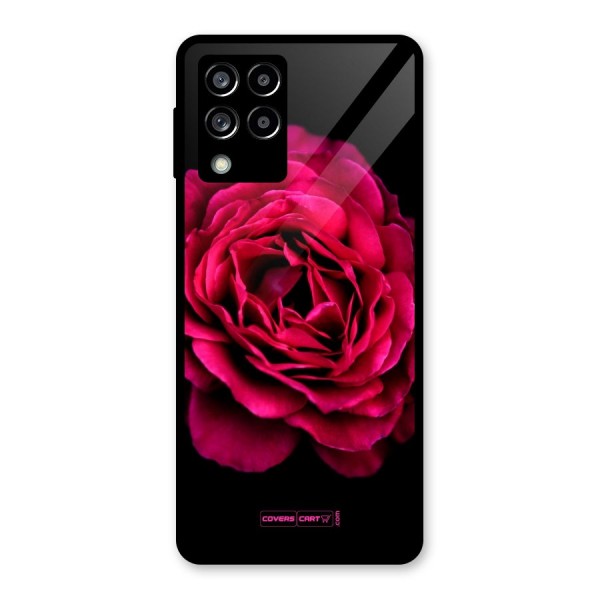 Magical Rose Glass Back Case for Galaxy M53 5G