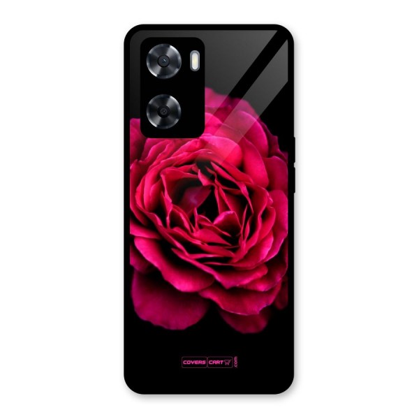 Magical Rose Glass Back Case for Oppo A57 2022