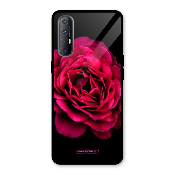 Magical Rose Glass Back Case for Oppo Reno3 Pro