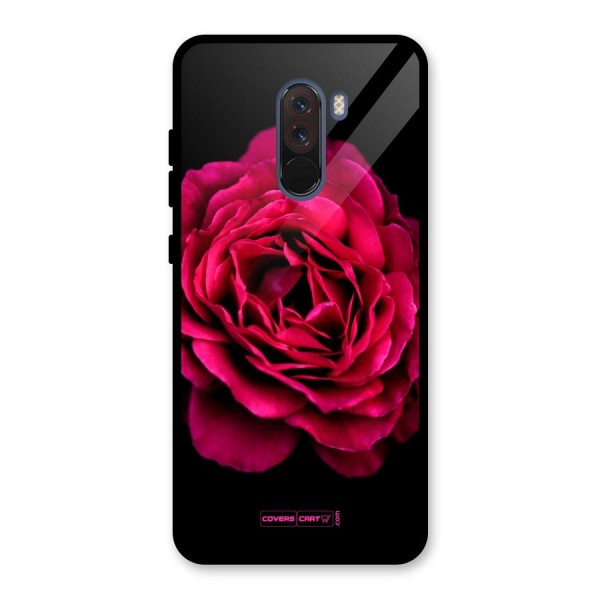 Magical Rose Glass Back Case for Poco F1