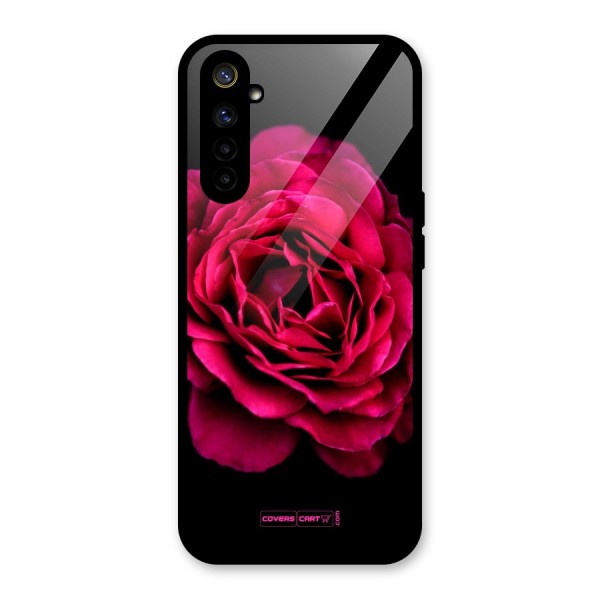 Magical Rose Glass Back Case for Realme 6