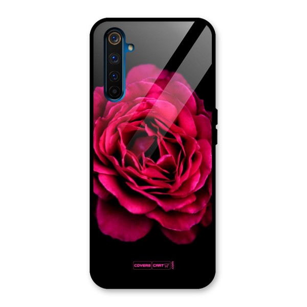 Magical Rose Glass Back Case for Realme 6 Pro