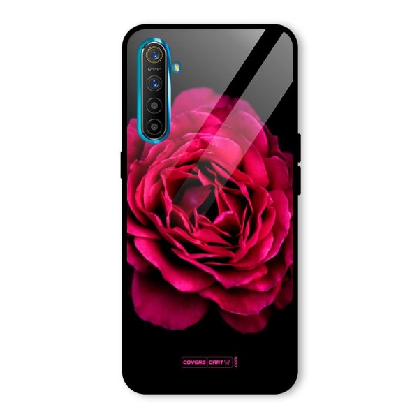 Magical Rose Glass Back Case for Realme XT