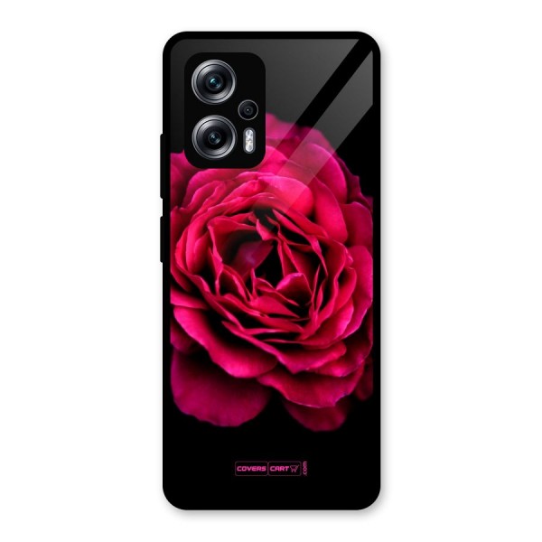 Magical Rose Glass Back Case for Redmi K50i