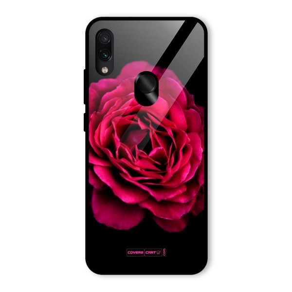 Magical Rose Glass Back Case for Redmi Note 7S