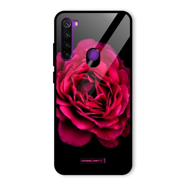 Magical Rose Glass Back Case for Redmi Note 8