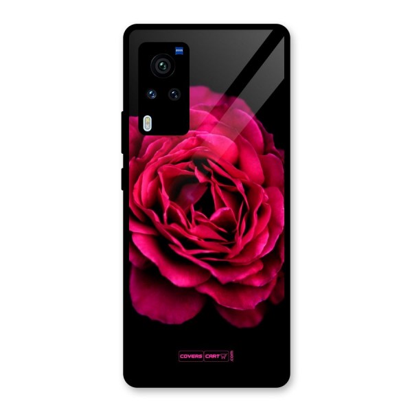 Magical Rose Glass Back Case for Vivo X60 Pro