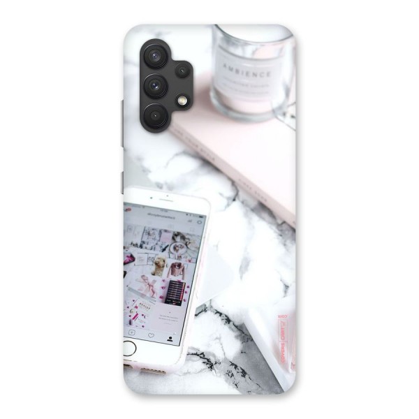 Make Up And Phone Back Case for Galaxy A32