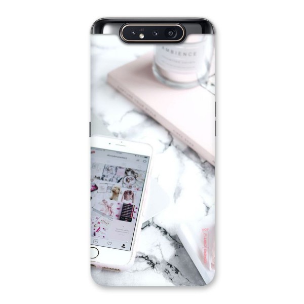 Make Up And Phone Back Case for Galaxy A80