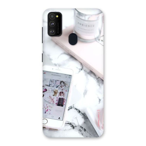 Make Up And Phone Back Case for Galaxy M21