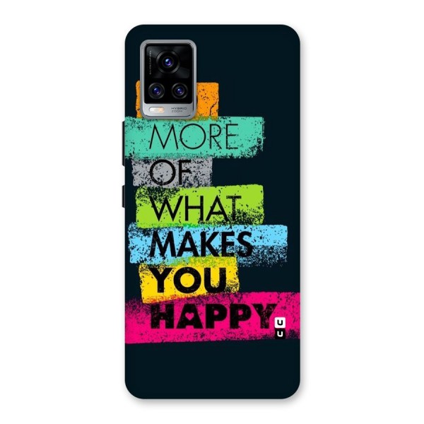 Makes You Happy Back Case for Vivo V20 Pro