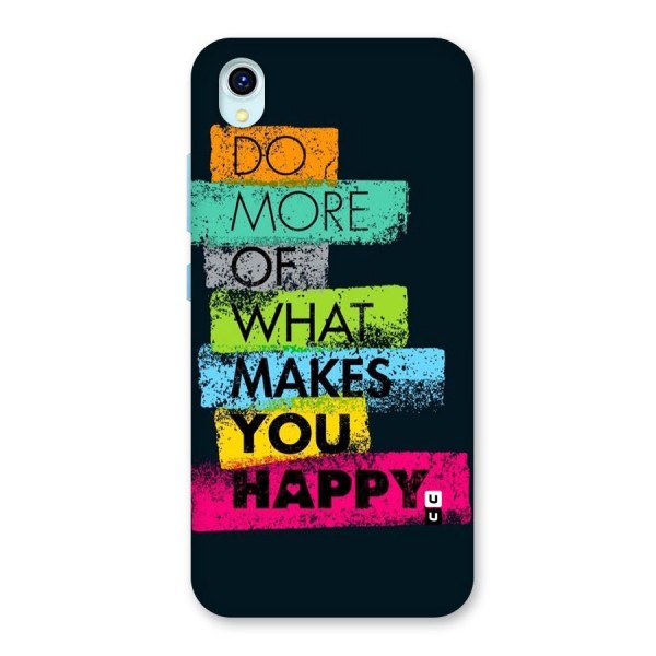 Makes You Happy Back Case for Vivo Y1s