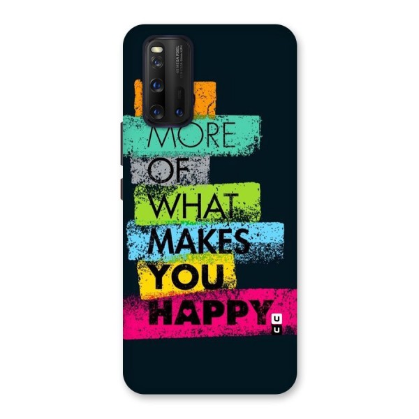 Makes You Happy Back Case for Vivo iQOO 3