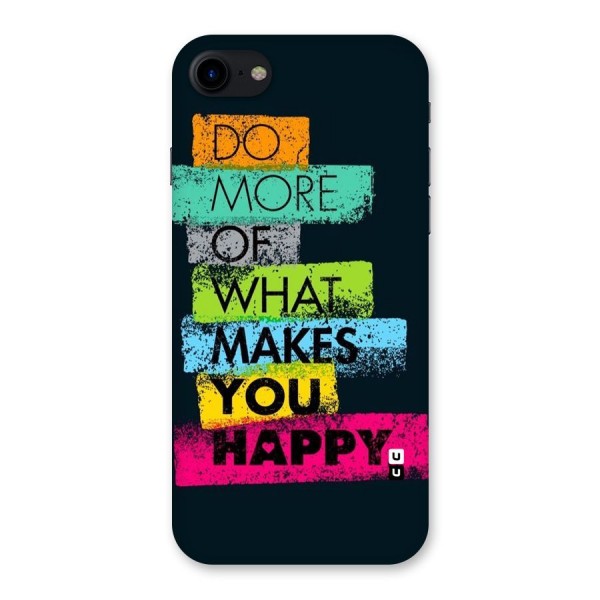 Makes You Happy Back Case for iPhone SE 2020