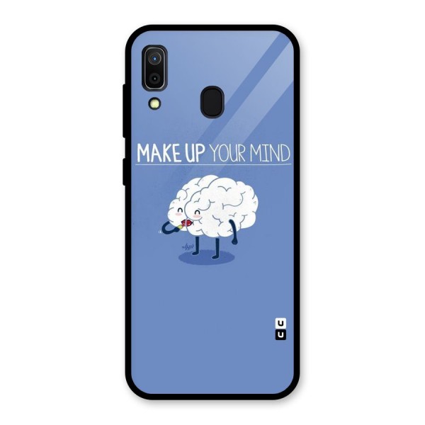 Makeup Your Mind Glass Back Case for Galaxy A30