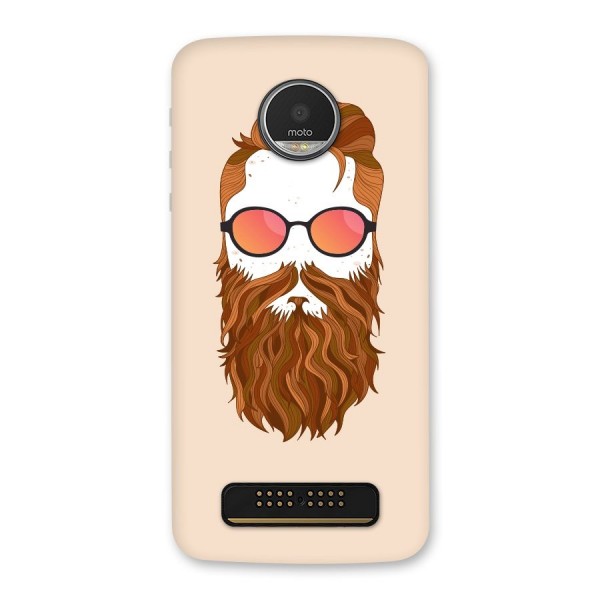 Man in Beard Back Case for Moto Z Play