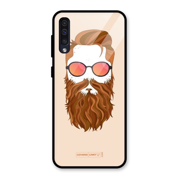 Man in Beard Glass Back Case for Galaxy A50s