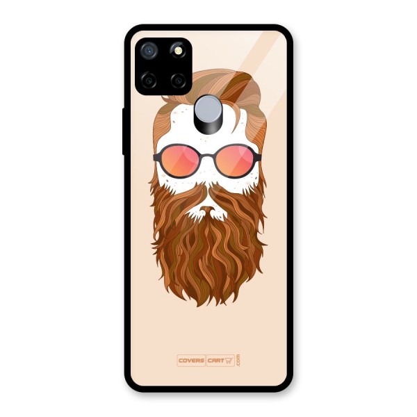 Man in Beard Glass Back Case for Realme C12