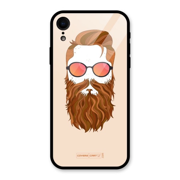 Man in Beard Glass Back Case for XR