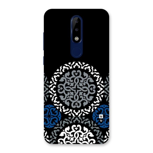 Mandala Circle Pattern Back Case for Nokia 5.1 Plus