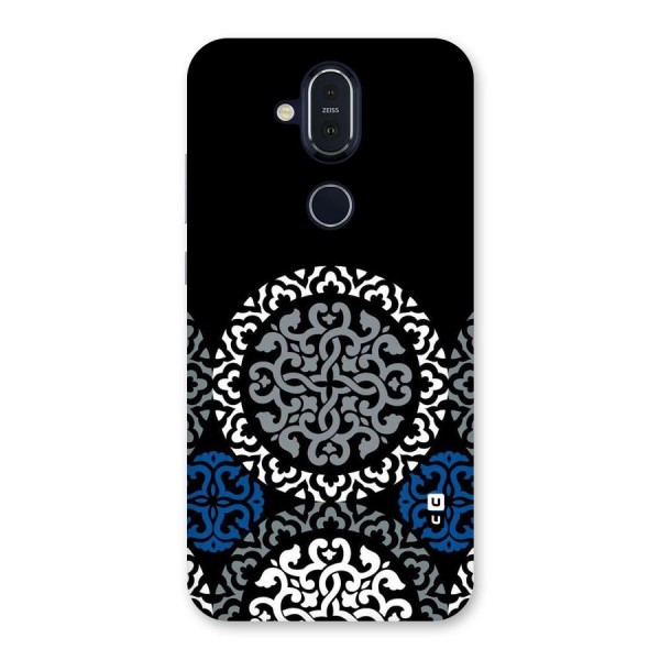 Mandala Circle Pattern Back Case for Nokia 8.1