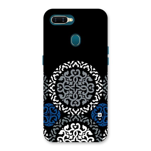 Mandala Circle Pattern Back Case for Oppo A12