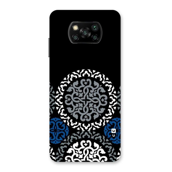 Mandala Circle Pattern Back Case for Poco X3