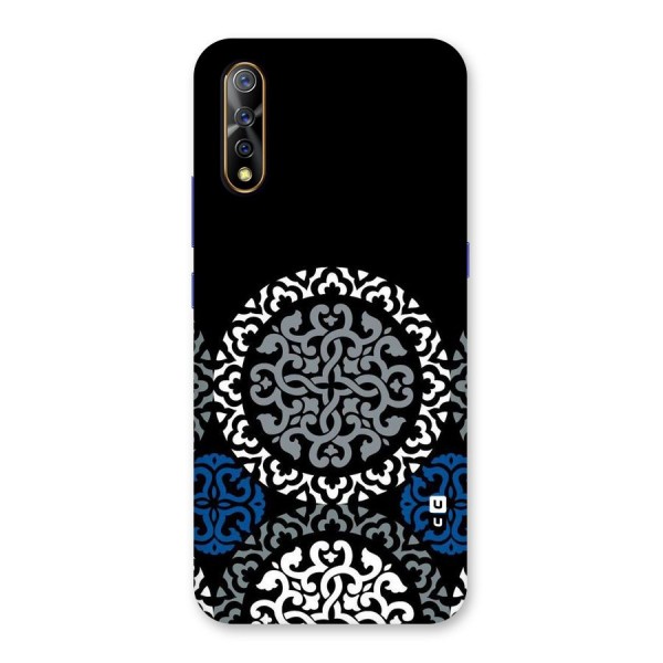 Mandala Circle Pattern Back Case for Vivo S1