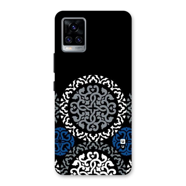 Mandala Circle Pattern Back Case for Vivo V20 Pro