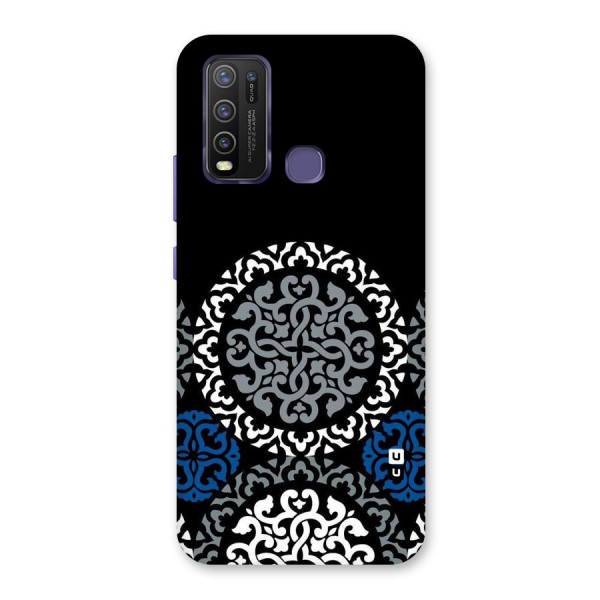 Mandala Circle Pattern Back Case for Vivo Y30