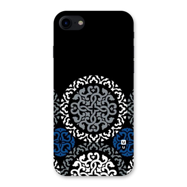 Mandala Circle Pattern Back Case for iPhone SE 2020